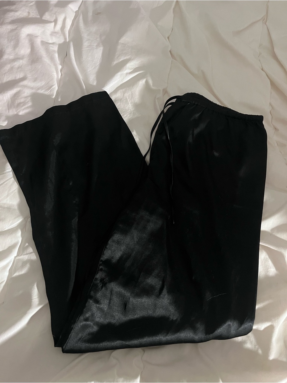 LA SENZA black silk pj pants. Size Medium. perfect condition.
